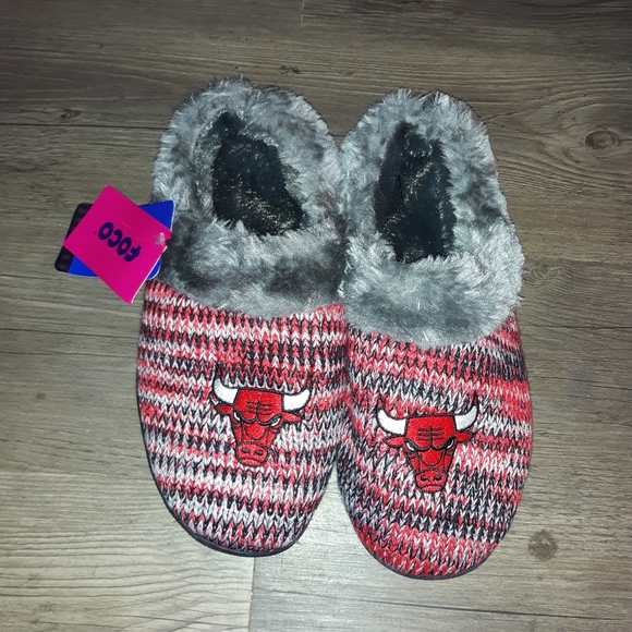 chicago bulls house slippers